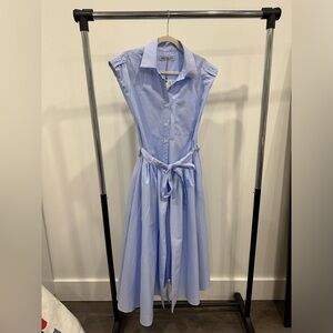 ZARA blue poplin sundress